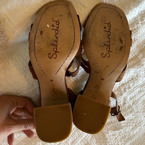 Splendid brown suede sandal heel - Picture 8 of 8